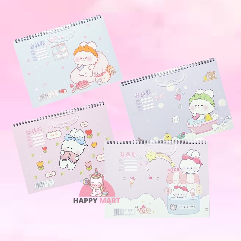 

Buku gambar cute rabbit A4