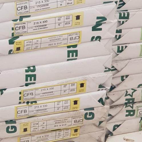 Kertas NCR Middle Merah/Kuning/Biru/Hijau/Putih Ukuran F4/Folio/A4 - F4