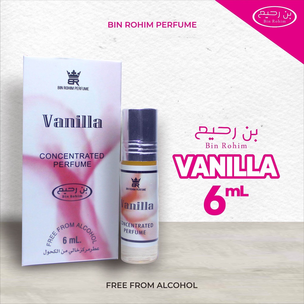 VANILLA Minyak Wangi Roll Kemasan 6ml Non Alkohol