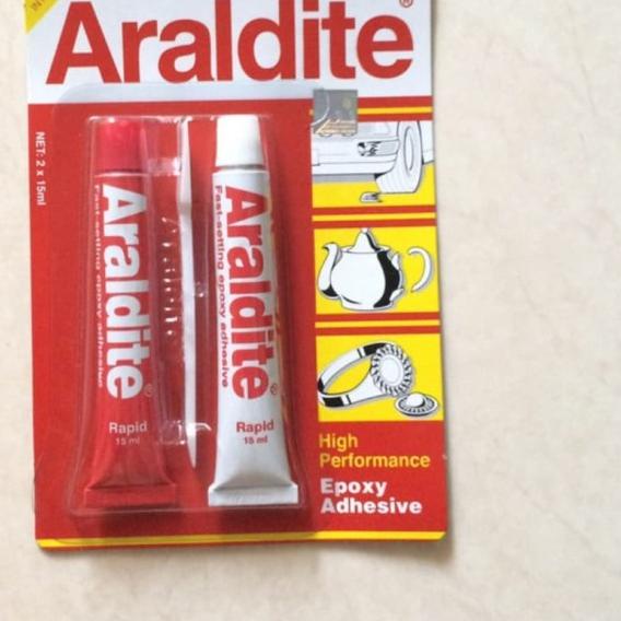 

lem araldite merah 5menit