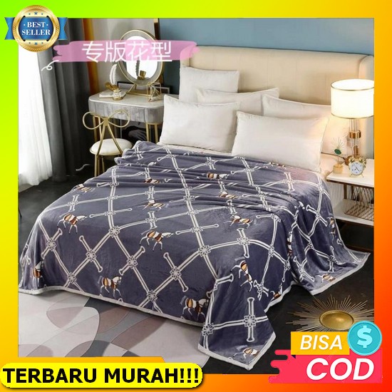 Selimut 2023 Bulu Kekinian 2022 Wanita Tebal Karakter Dewasa Import Terbaru Murah Slimut Selimut Bul
