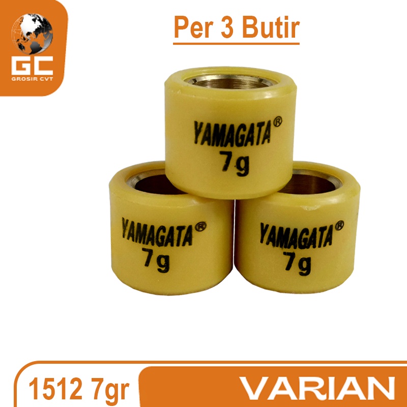 Roller Mio sporty smile soul J GT X Ride Fino Nouvo 110 115 Karbu 7 8 9 10 11,5 Gram Per 3 Butir Yamagata