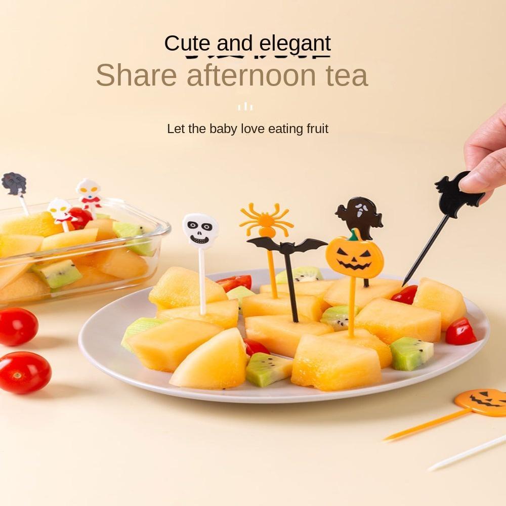 Solighter Mini Fruit Pick Aksesoris Dapur Hadiah Fruit Sign Garpu Buah Hewan