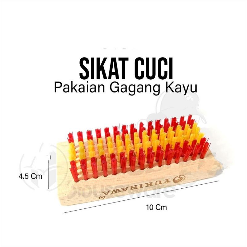 Sikat Cuci Baju / Sikat Kayu / Sikat Cuci Kayu/ Sikat Pembersih / Sikat Cuci Gagang Kayu