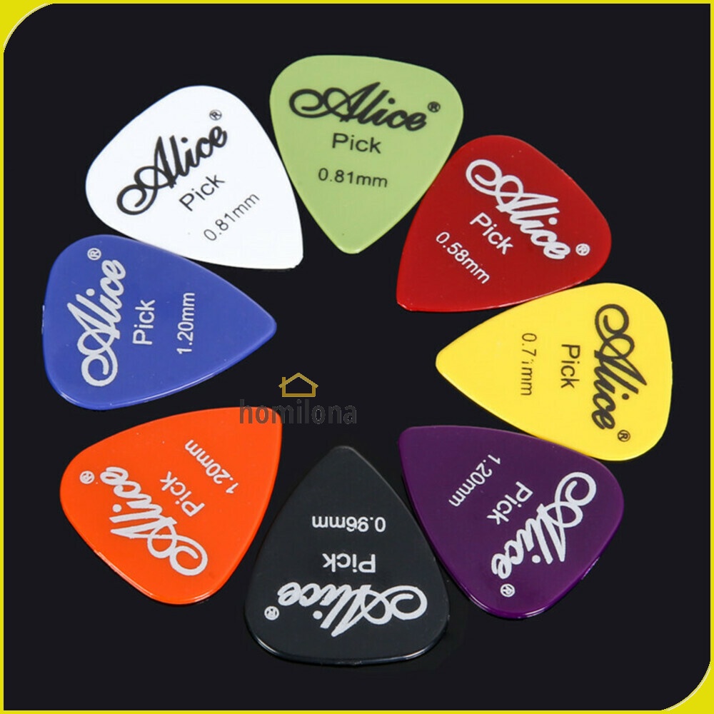 Pick Gitar Akustik 50 PCS Alice A011A atau 12 PCS Alice AP-12P - Multi-Color