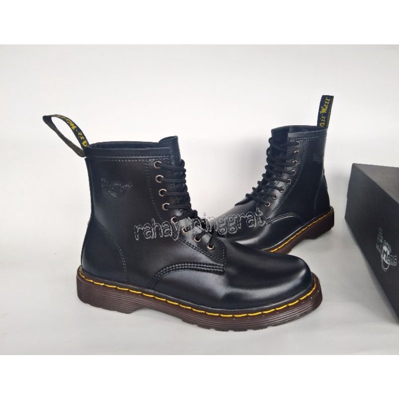 Sepatu Boots Pria &amp; Wanita Dr.Martens | Sepatu Dokmart clasik tinggi 8 hole | Sepatu Boots Fashion keren