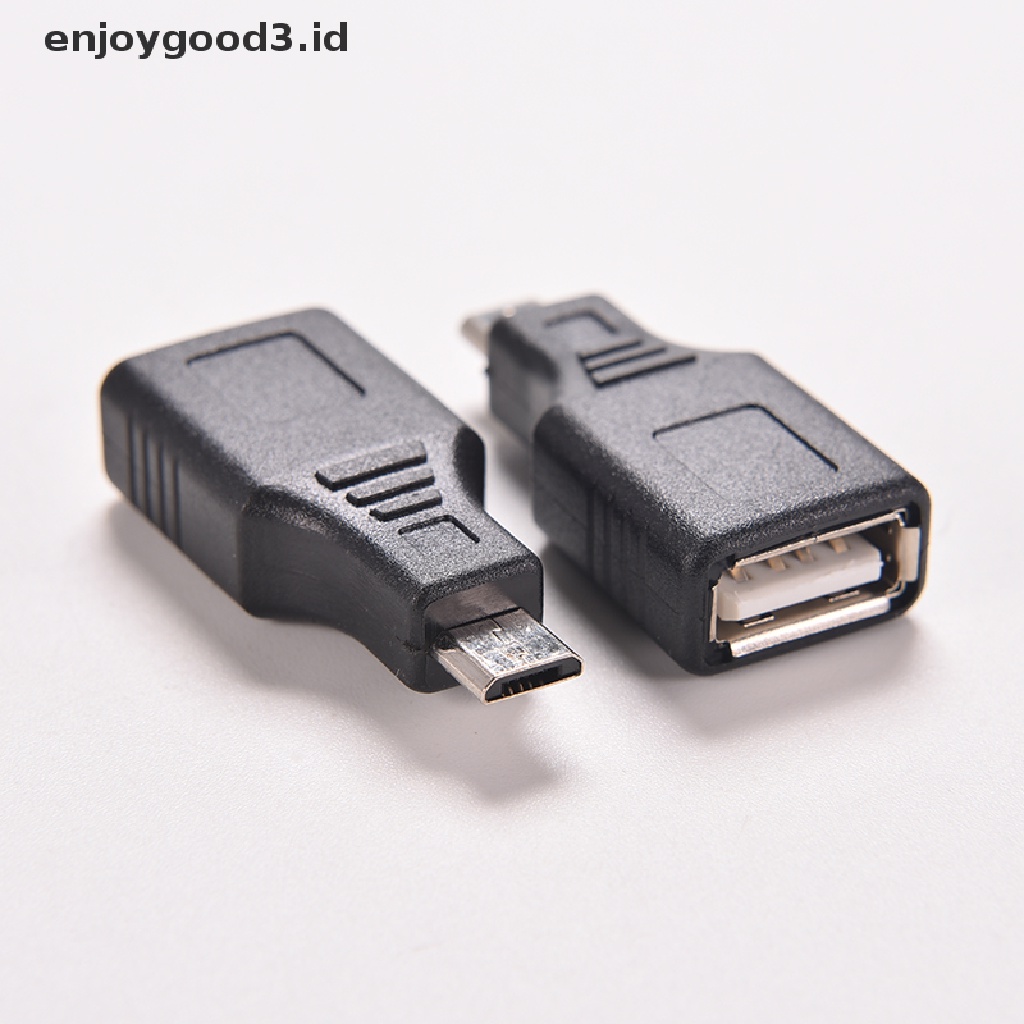 (Rready Stock) Adaptor Hub Kabel Jaringan USB 2.0 A Female Ke Micro USB B 5 Pin Male (ID)