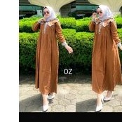 MIDI OZ LINEN midi dres