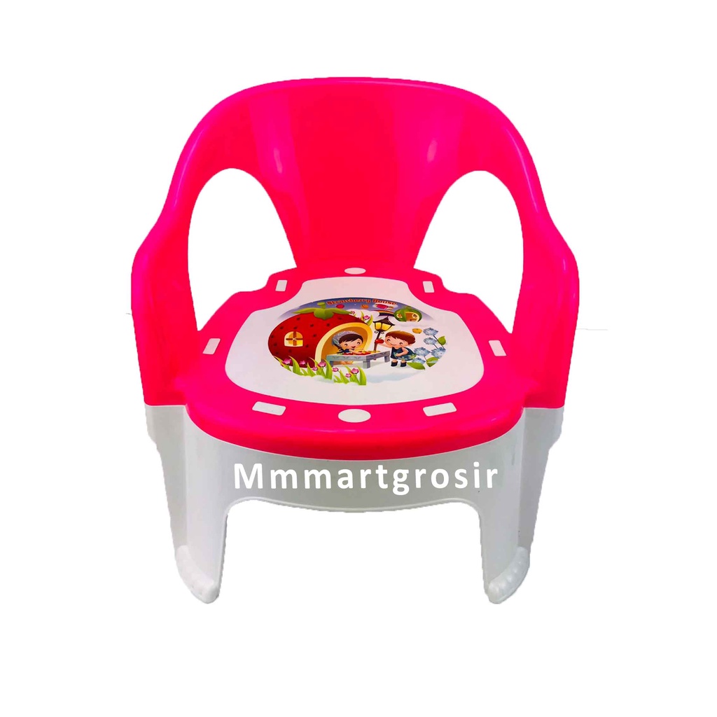 Bangku Anak Fantastic / Kursi dengan Pegangan &amp; Senderan / Bangku Plastik / Multifungsi