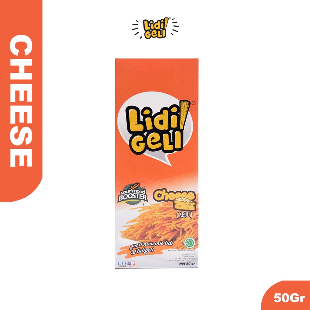 Lidi Geli - Mie Lidi Rasa Cheese 50gr