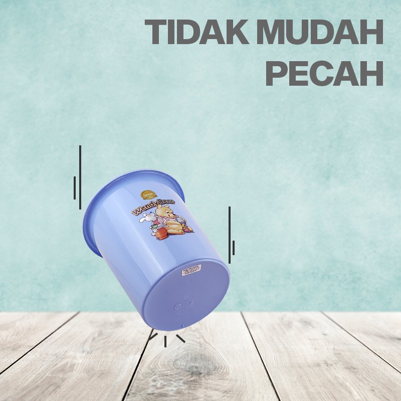 Tempat Sampah - Tempat Sampah Tutup - Tempat Sampah Kantor Shinpo 860 L - Tempat Sampah Kamar Tidur Teddy Bear