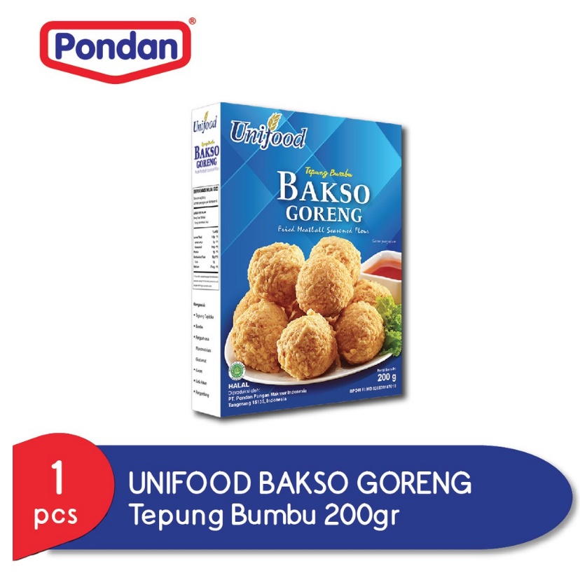 

PONDAN BAKSO GORENG TEPUNG FRIED MEATBALL FLOUR 200 GR
