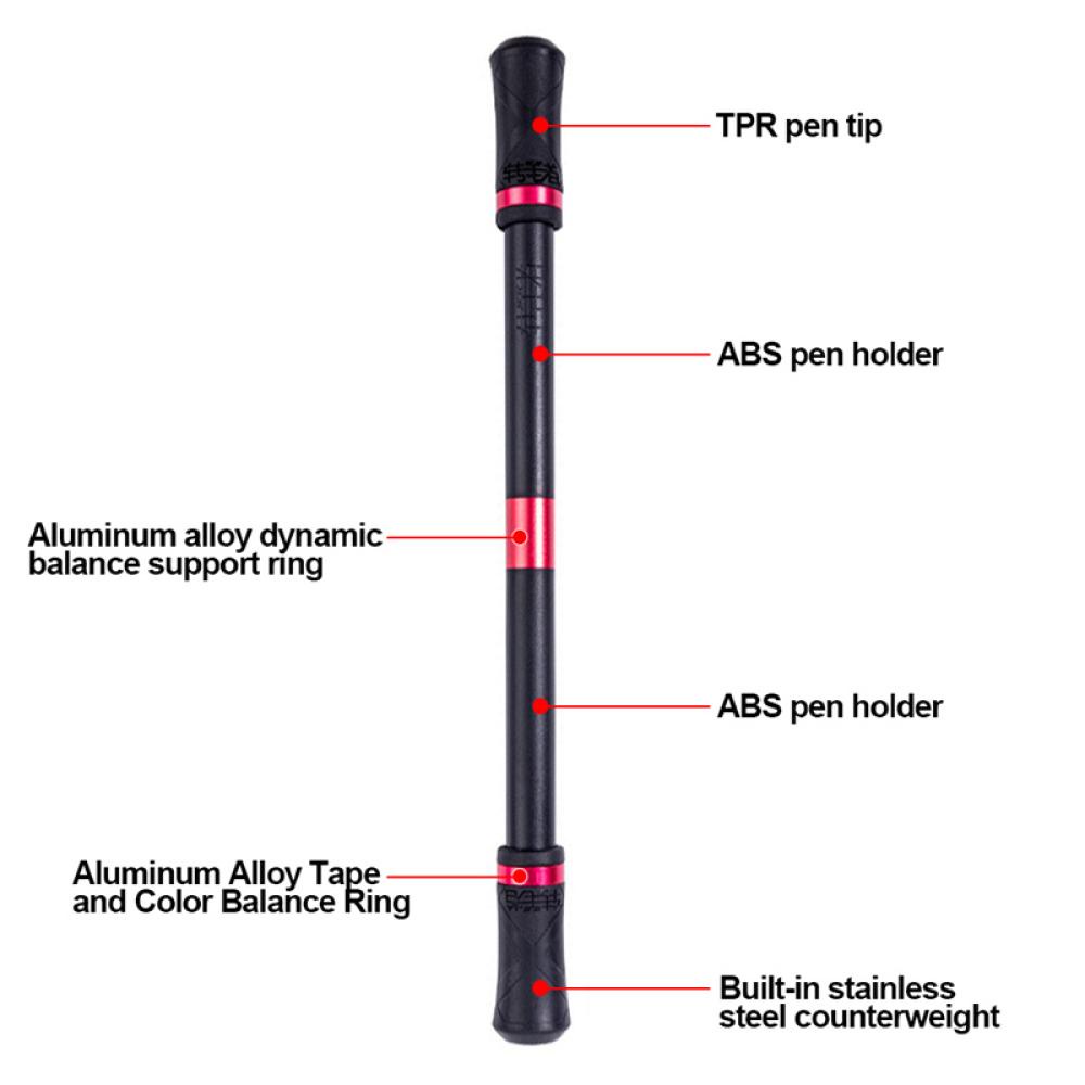 Timekey 1pc Pulpen Gaming Putar Warna Hitamputih Untuk Mainan Pelajar A6I1