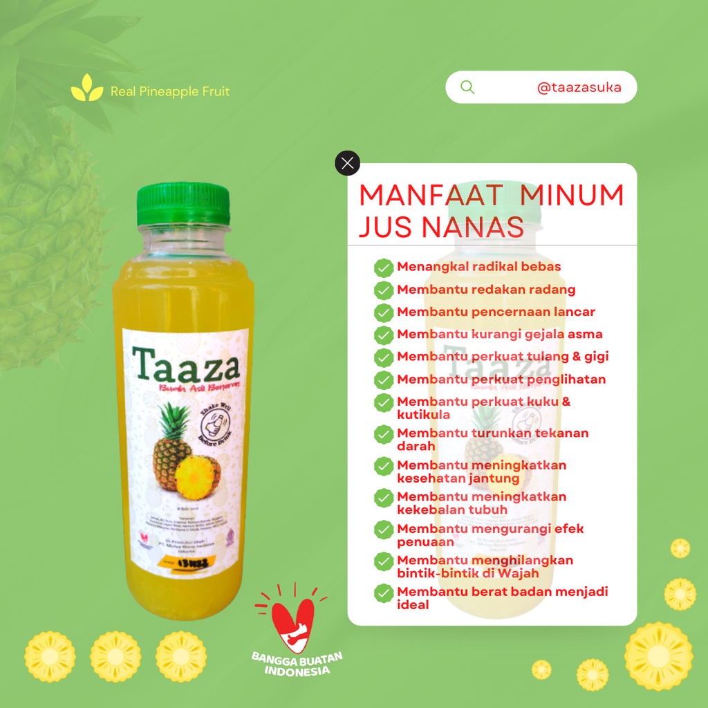 JUS NANAS JUS SIRSAK JUS JAMBU JUS MANGGA MINUMAN BUAH ASLI, MINUMAN JUS BUAH ASLI, MINUMAN SEHAT TA