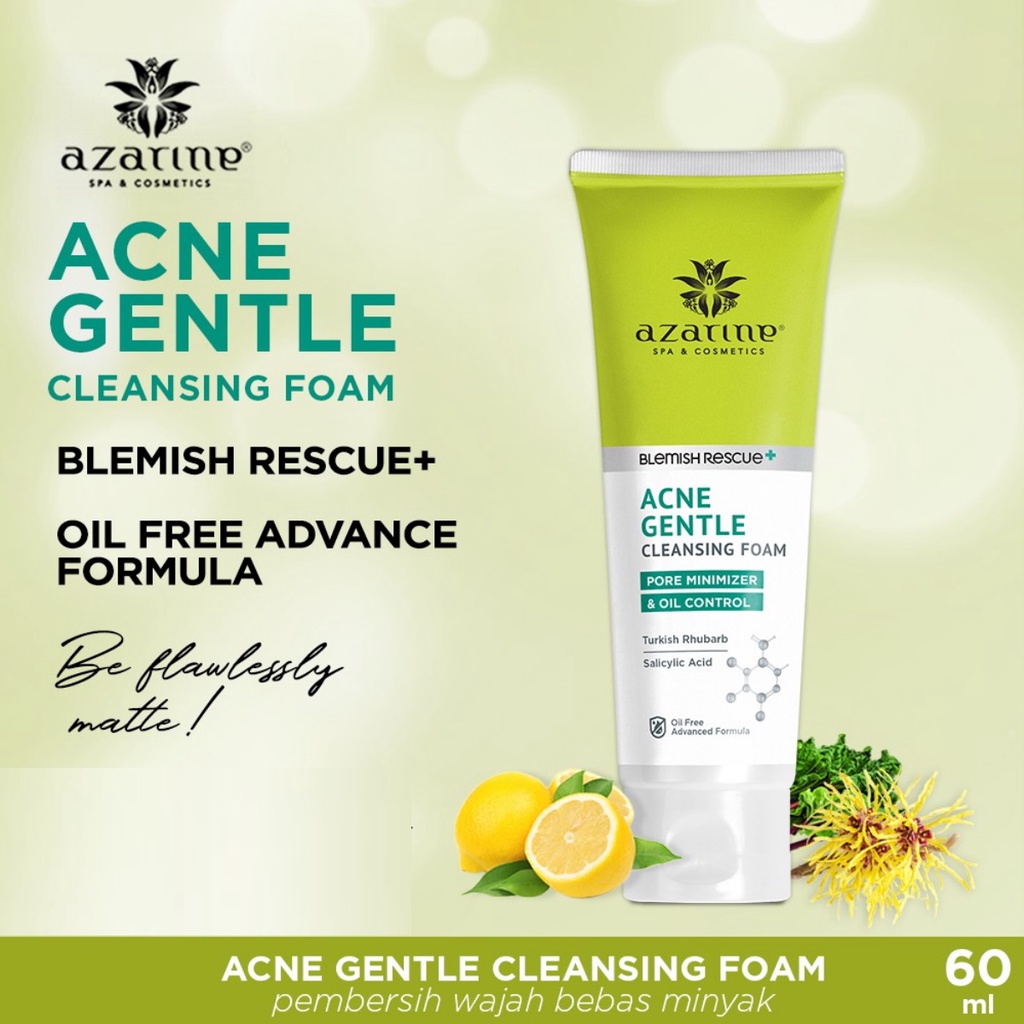 Azarine Acne Gentle Cleansing Foam 60ml