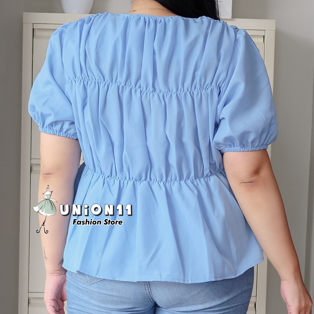 UNION11 - ATASAN JUMBO WANITA LD 120 / BAJU JUMBO WANITA / BAJU KERJA WANITA BIGSIZE / BLOUSE JUMBO WANITA / ATASAN JUMBO XXXL WANITA ZERIN