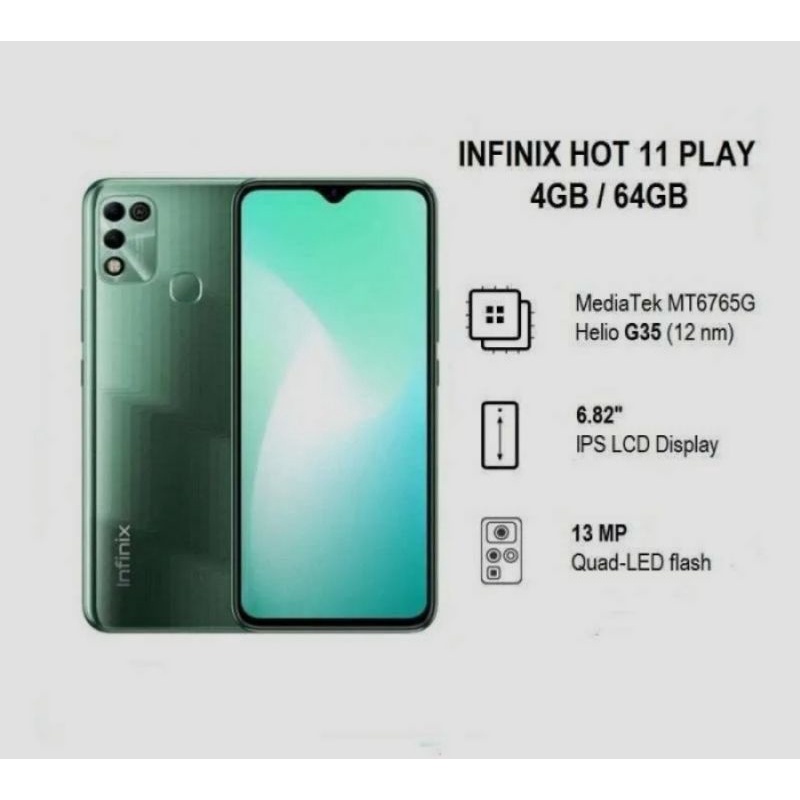 infinix hot 11 play 4/64