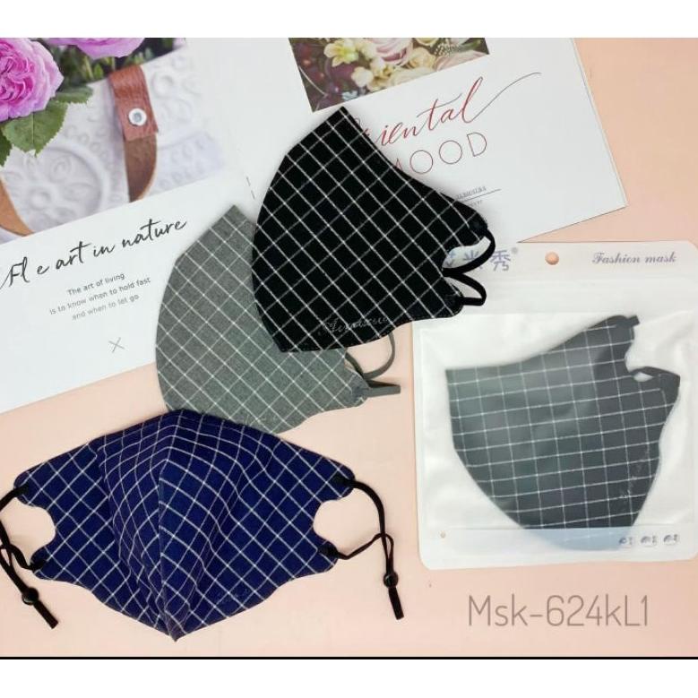 [KODE PRODUK IJPYJ3341] Masker Kain Model KN 95 KN95 Dewasa 3 Ply Halus Lembut Pria Laki Laki Import