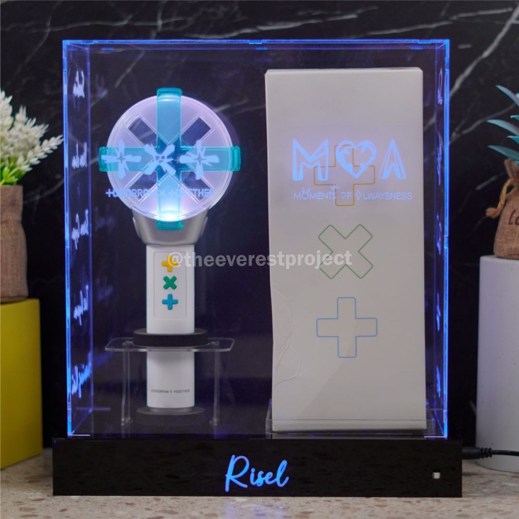 Box Lightstick TXT Dengan Lampu / Lightstick TXT / Box Lightstick TXT / Rak Lightstick Dengan Lampu 