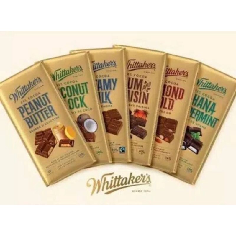 

Coklat Whittakers Almond Gold 200gr