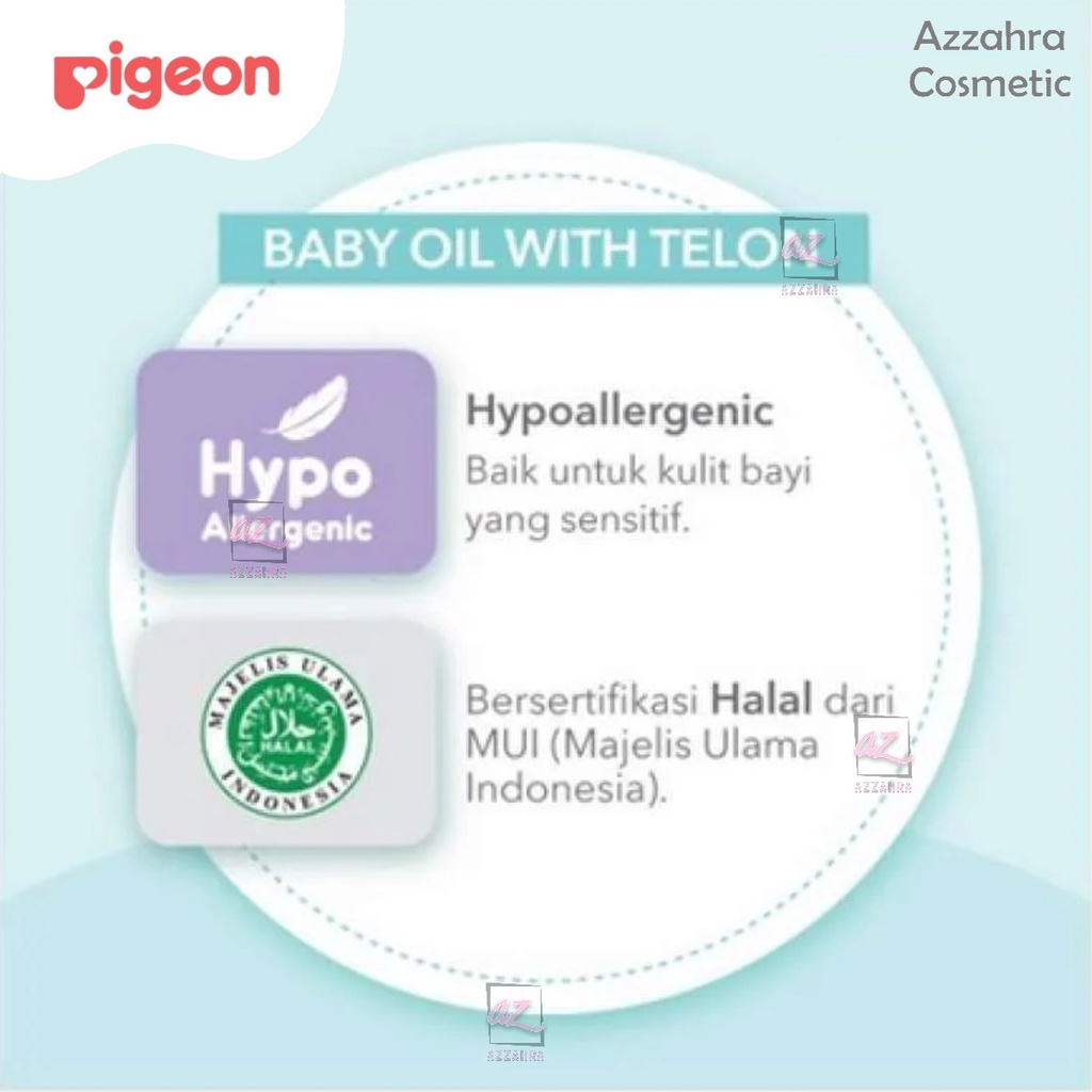 PIGEON Baby Oil With Telon - 115ml [Baby Oil] ORIGINAL BPOM