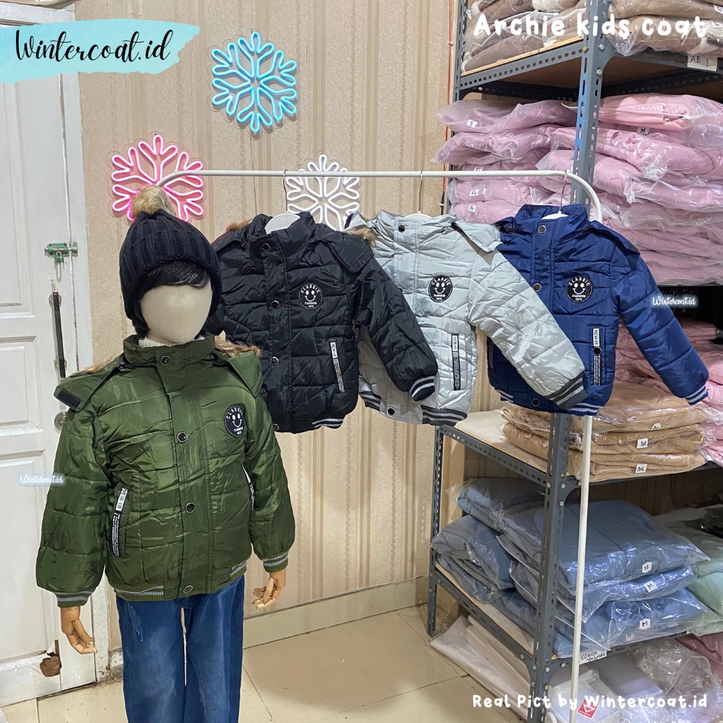 ARCHIE Winter Coat for Boys Jaket mantel musim dingin anak cowok children coat jacket