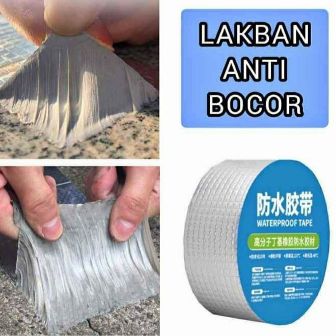 

Lakban Anti Bocor Terbaik Lem Anti Air Aluminium Foil Butyl Super - 5 cm x 3 meter