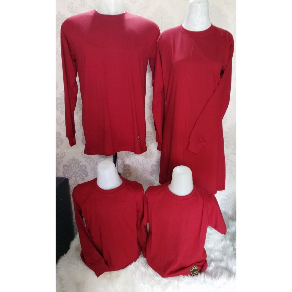 TERLARIS KAOS COUPLE KELUARGA KAOS POLOS COUPLE KELUARGA POLO COUPLE AYAH ANAK KAOS TUNIK MUSLIMAH K