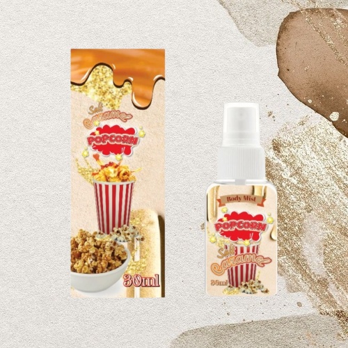 Kanzo - [BPOM] Parfum Body Mist Popcorn 30ml / Parfum Popcorn Caramel 30ml Unisex / Body Mist Popcorn 30ml