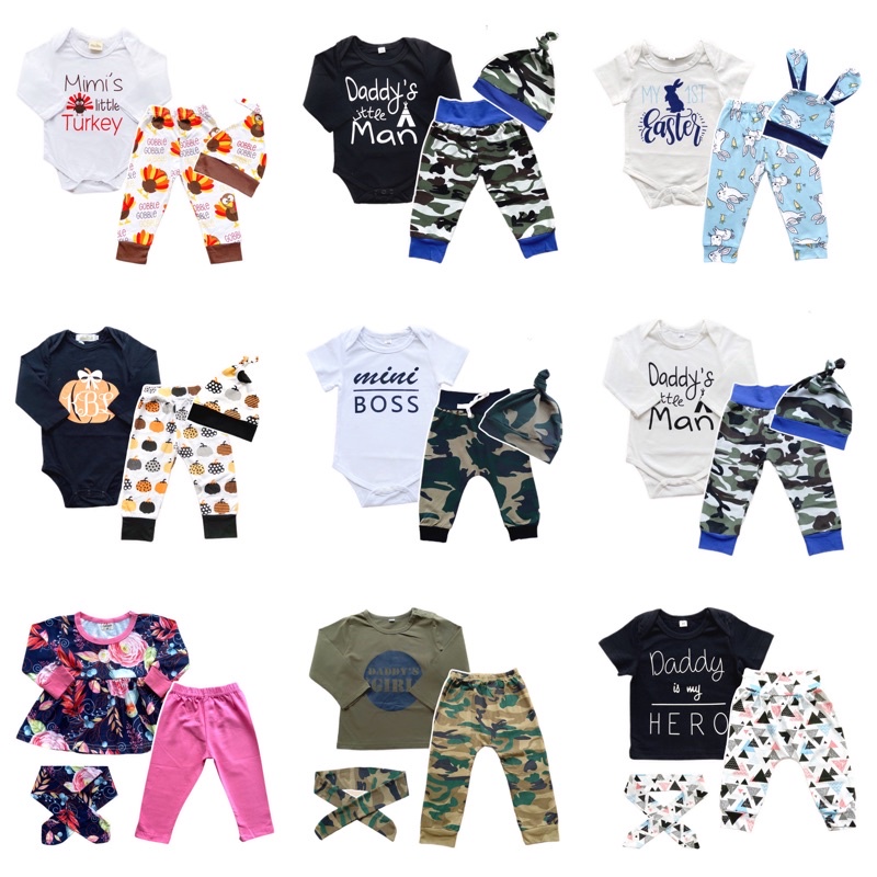 BABYSICAL 0-24 Bulan ONE SET J.A Series - Premium One Set Atasan & Bawahan Anak Bayi Perempuan / Lak