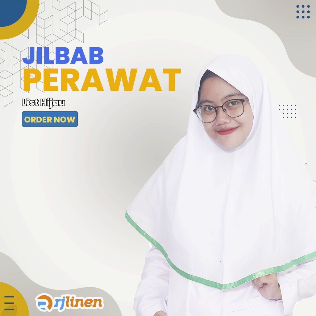Jilbab Seragam Dinas Perawat / kerudung perawat hijab instant / Jilbab Perawat / Kerudung Perawat