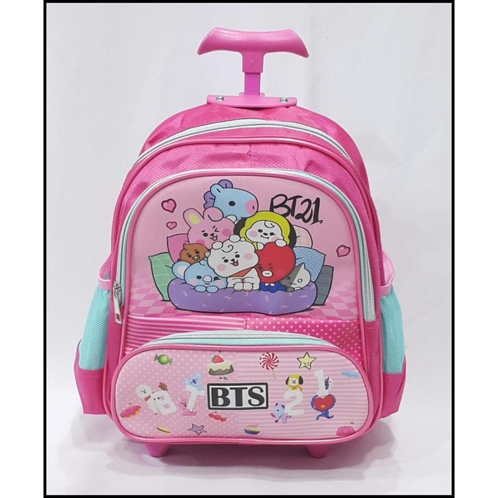 Joyelsy-Tas Troly Anak Sekolah Tk/Sd Nj42 Bts 21 Set