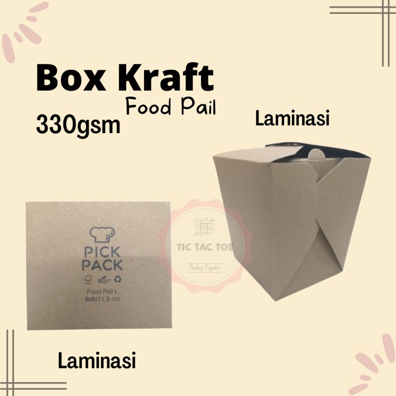 Bok Kraft / Food Pail / Bok Kraft Food Pail / Food Pail Uk. L