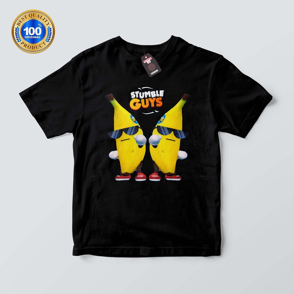 kaos anak stumble guys skin terbaru banana