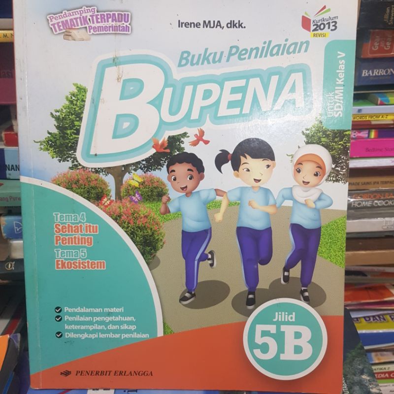 Jual Buku Bekas BUPENA 5B Untuk SD/MI Kelas 5 Erlangga | Shopee Indonesia