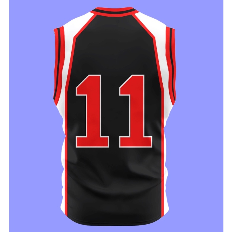 Jersey Seirin BLACK Anime Manga Kuroko No Basket Premium Unisex