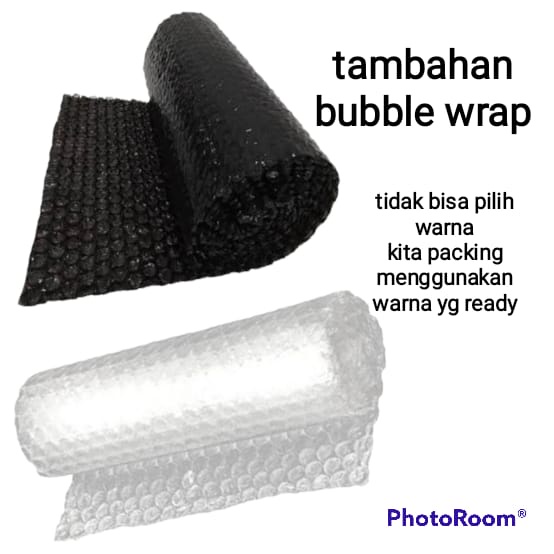 

Bubble wrap untuk tambahan packingan