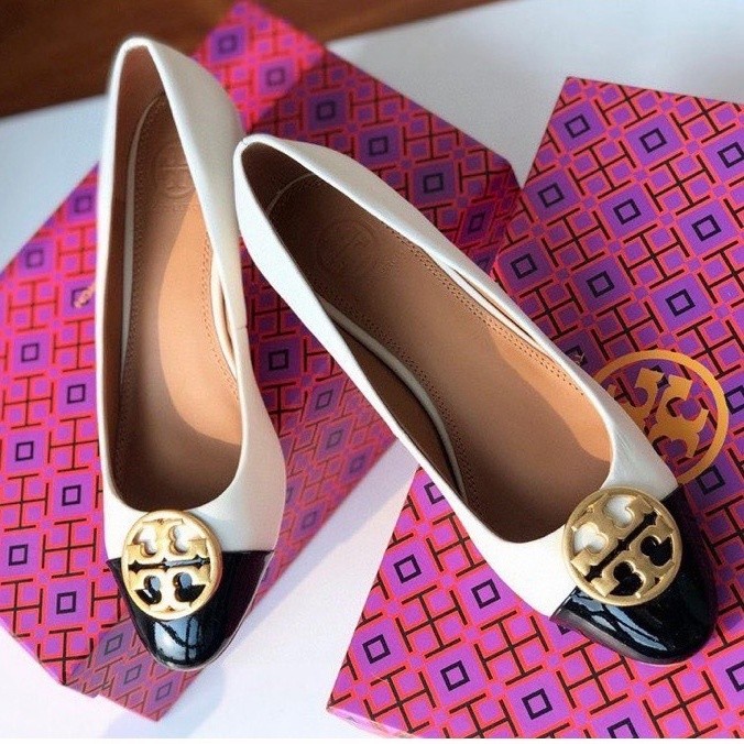 Original TB Women's shoes leather shoes fashion shoes high heels