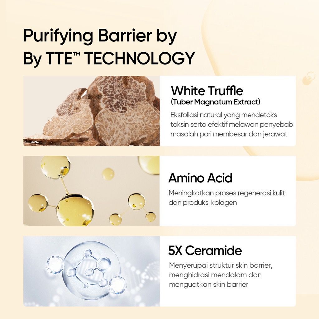 Skintific White Trufle Cleansing Essence Cleanser Facial Wash