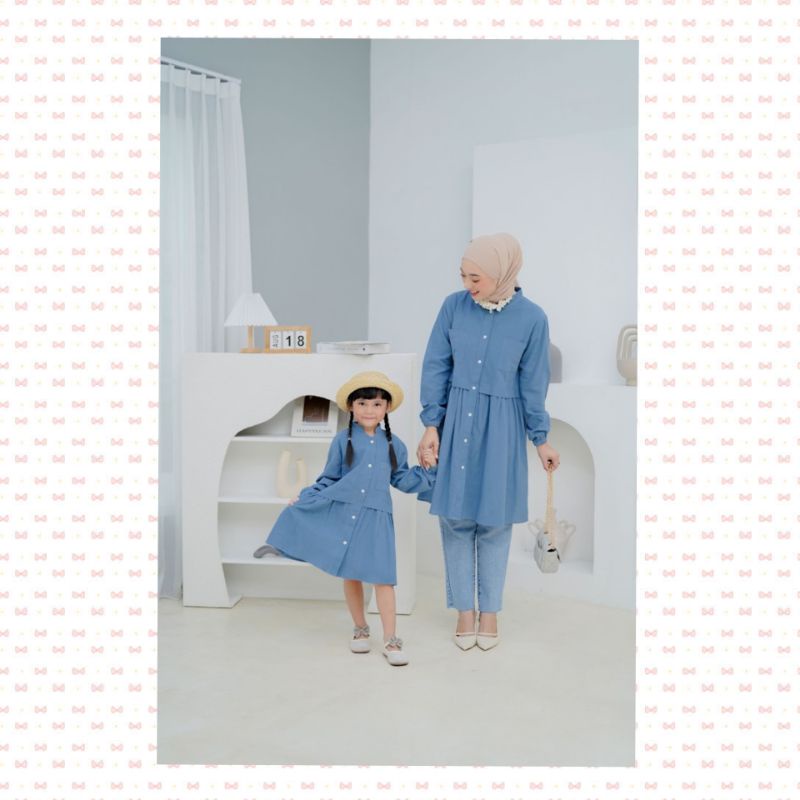 HAVVA COUPLE TUNIK/TUNIK PEREMPUAN/TUNIK ANAK MAMA