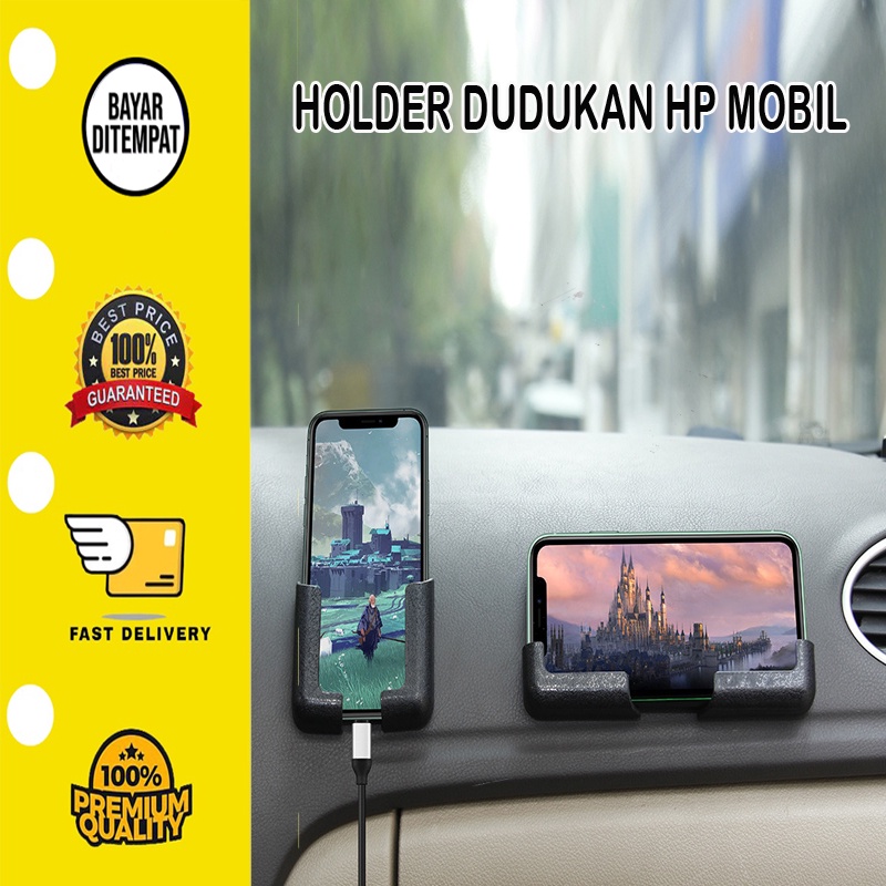 ✅ BISA COD Holder Dudukan HP Mobil Braket HP DasborD Mobil Di Interior Mobil Dudukan Kursi Belakang