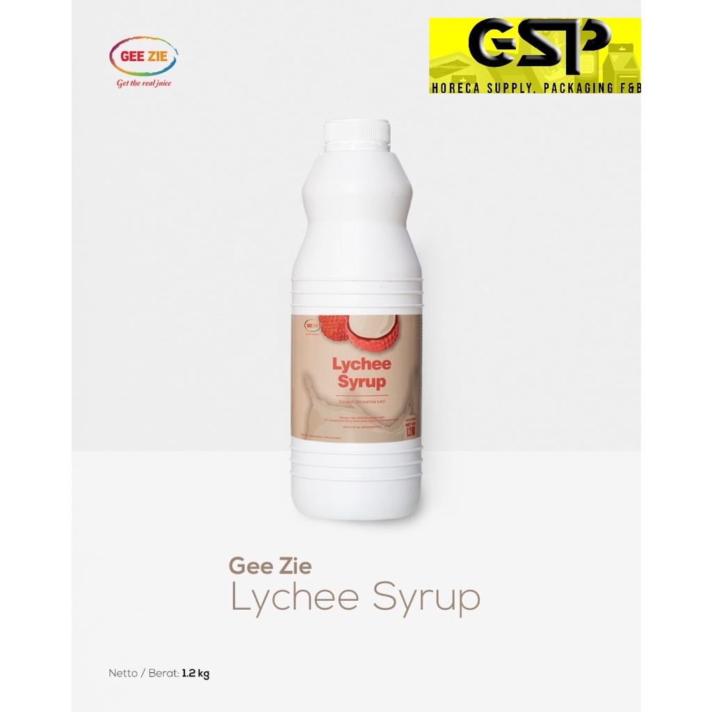 

GEE ZIE Lyche syrup concentrate / Syrup Litchi / Sirup leci Lecci Lithci import Taiwan Best Seller Kekinian