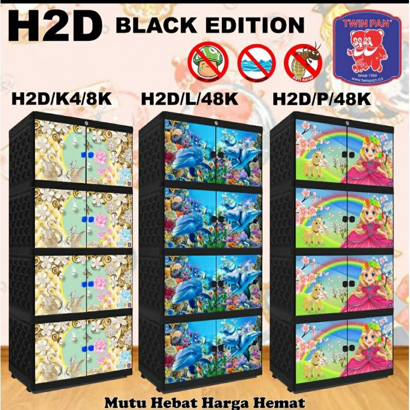 lemari plastik 4 tingkat