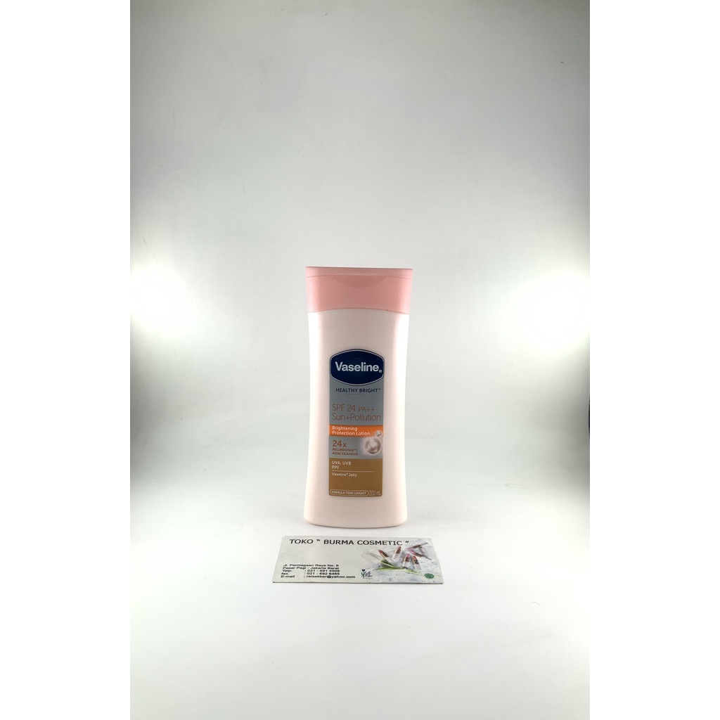 VASELINE HEALTHY BRIGHT SPF 24 PA++ SUN+POLLUTION 200 ML