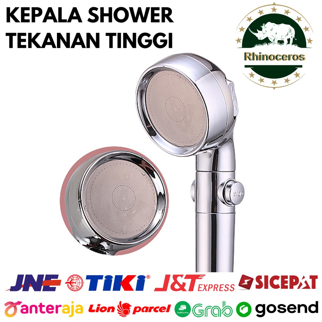 Shower Kamar Mandi Kepala Shower Hemat Air Hand Shower Tekanan Tinggi