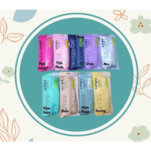 

MASKER EARLOOP KF94 CARE ION 4PLY ISI 10PCS / MASKER KF94 / CAREION