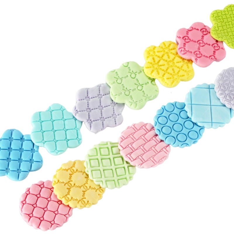 Zzz Cetakan Kue / Biskuit / Fondant Model Tekan Bahan Plastik
