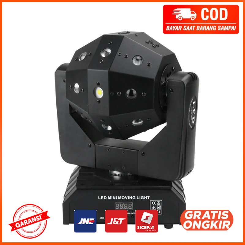 Lampu Sorot Panggung Disco Ball RGB Moving Head DMX 120W - GV120