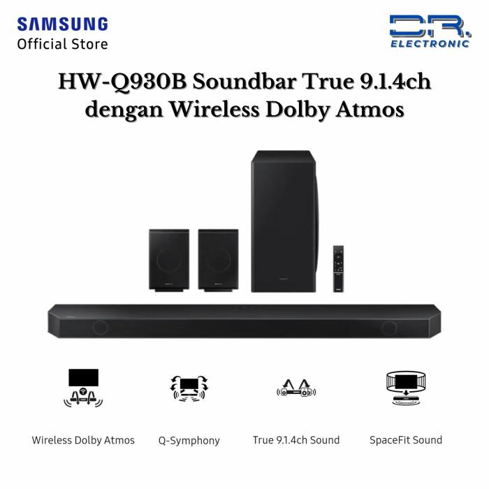Samsung Soundbar True 9.1.4ch HW-Q930B dengan Wireless Dolby Atmos