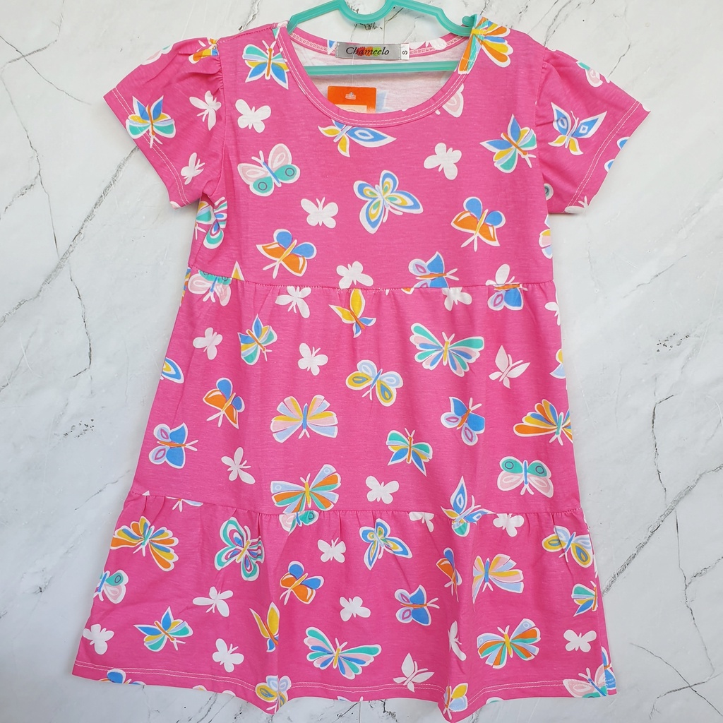 Dress Kaos Cotton Chameelo Anak Perempuan